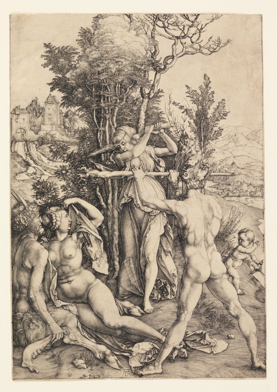 Hercules at the Crossroads (The Effects of Jalousy) af Albrecht Dürer