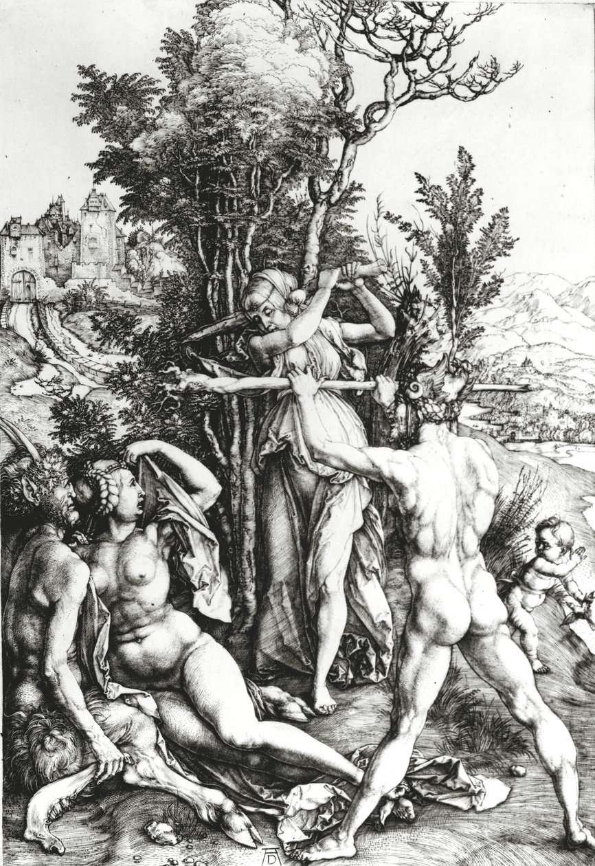 Herkules ved korsvejen, 1498 af Albrecht Dürer