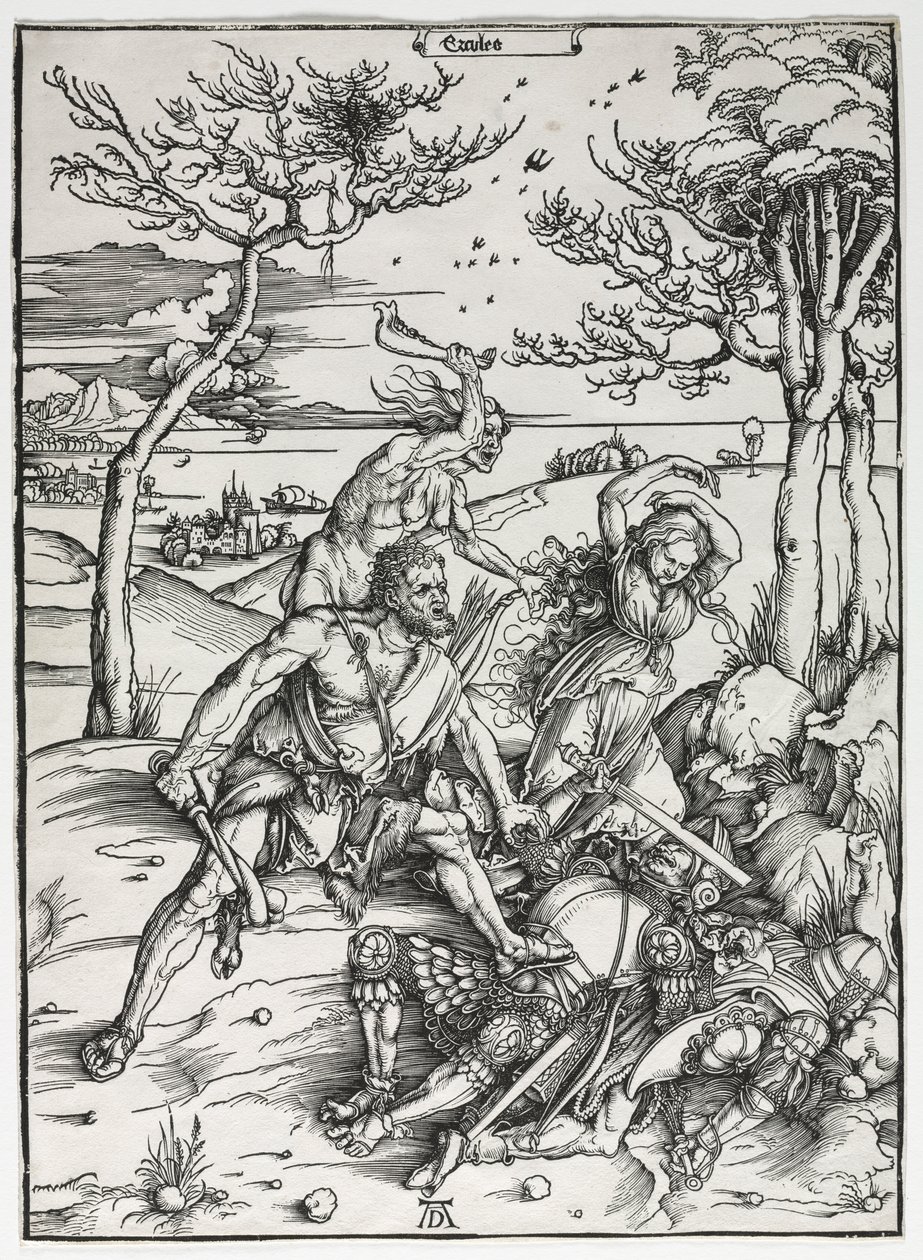 Hercules, ca. 1496-1497. af Albrecht Dürer