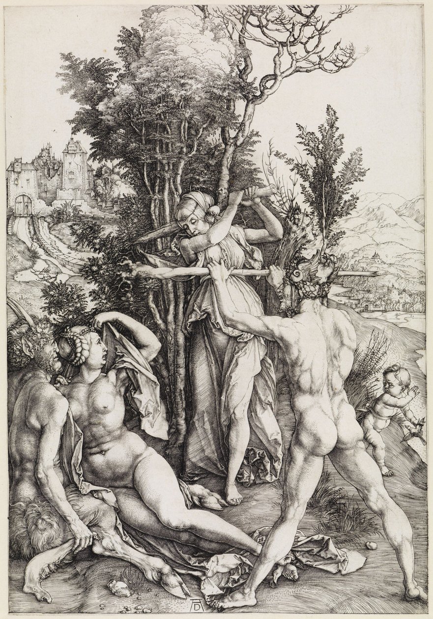 Herkules ved skillevejen (Jalousien) af Albrecht Dürer