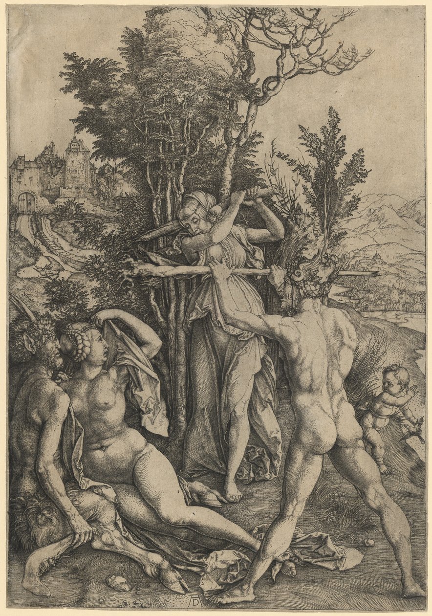 Herkules ved skillevejen af Albrecht Dürer