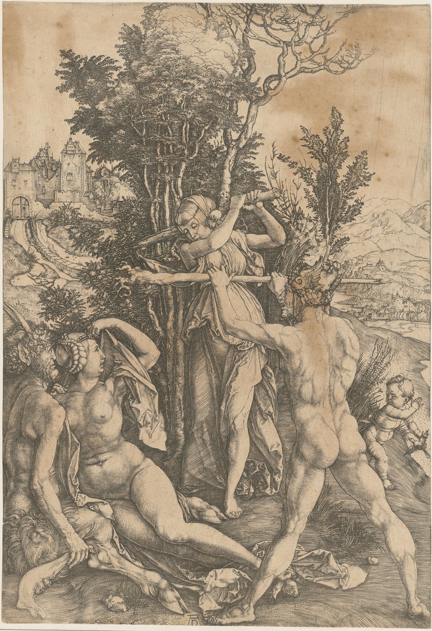 Herkules ved skillevejen af Albrecht Dürer