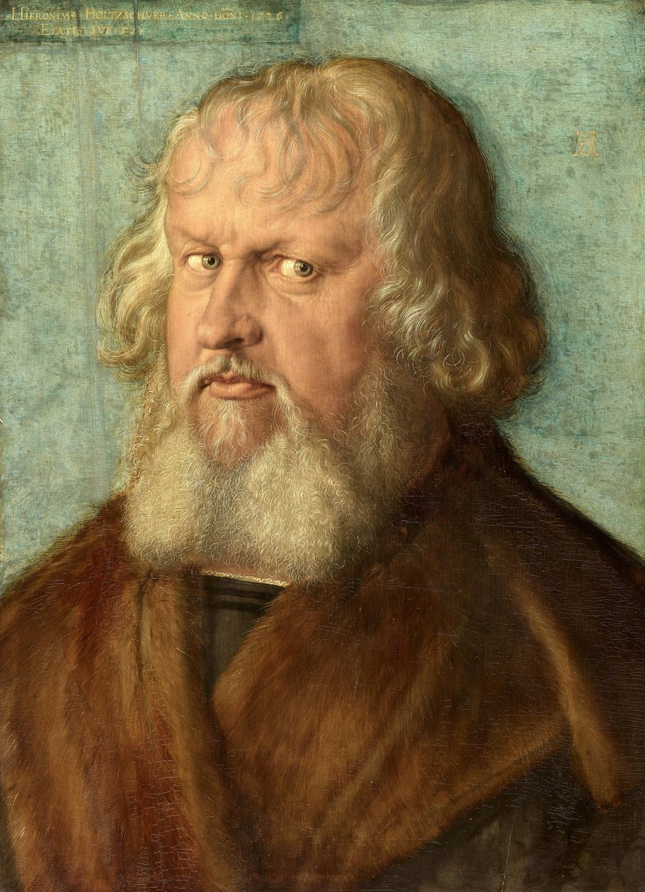 Hieronymus Holzschuher (1469-1529) med låg af Albrecht Dürer