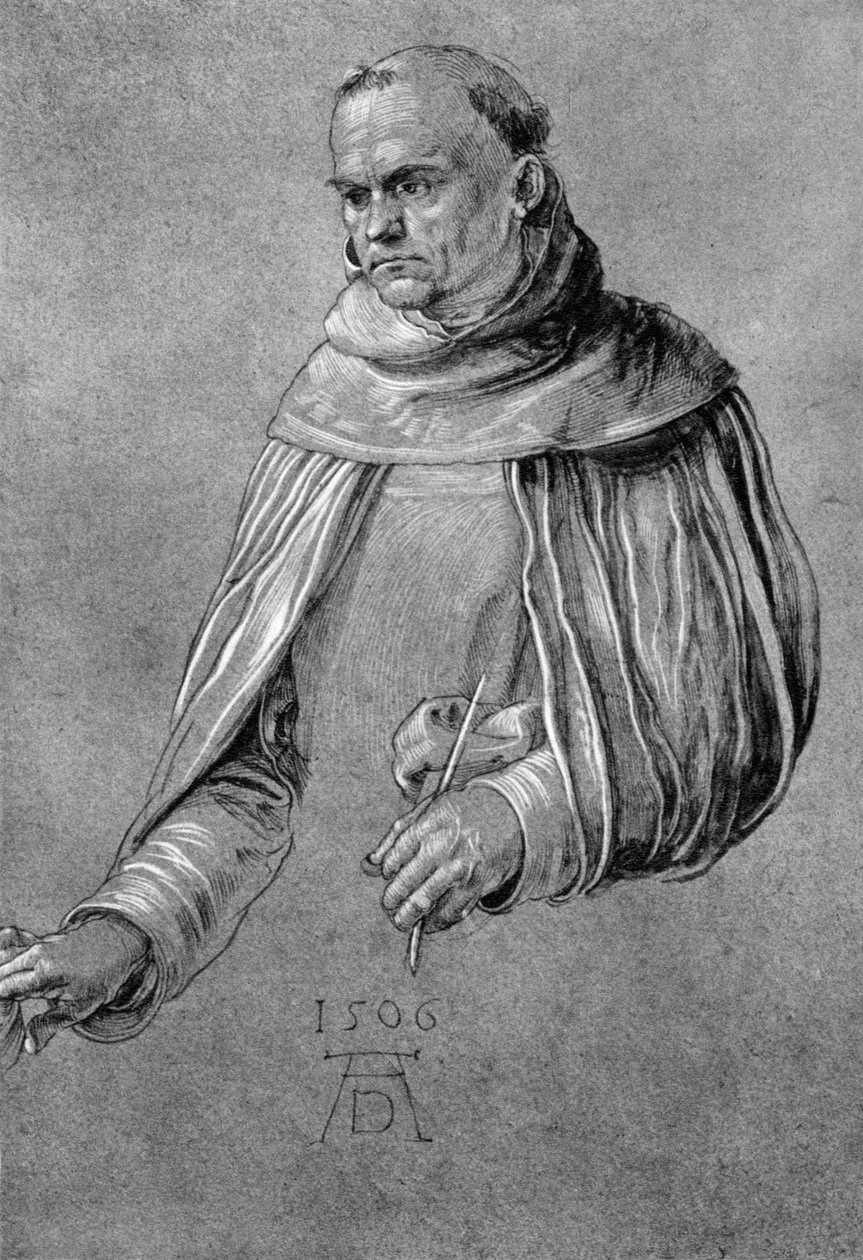 Hellige Dominikus, 1506, 1936 af Albrecht Dürer