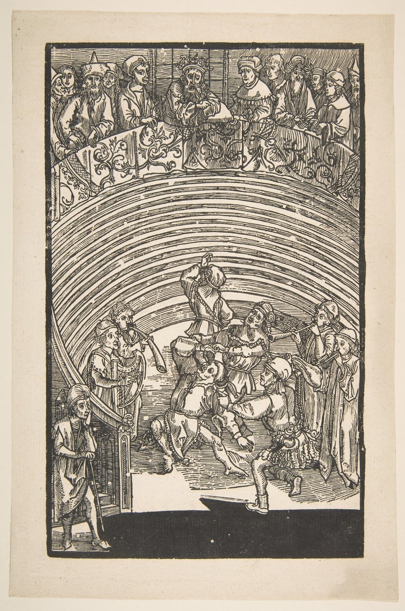 Illustration fra The Comedie of Terence, genoptryk fra det 19. århundrede.n.d. af Albrecht Dürer