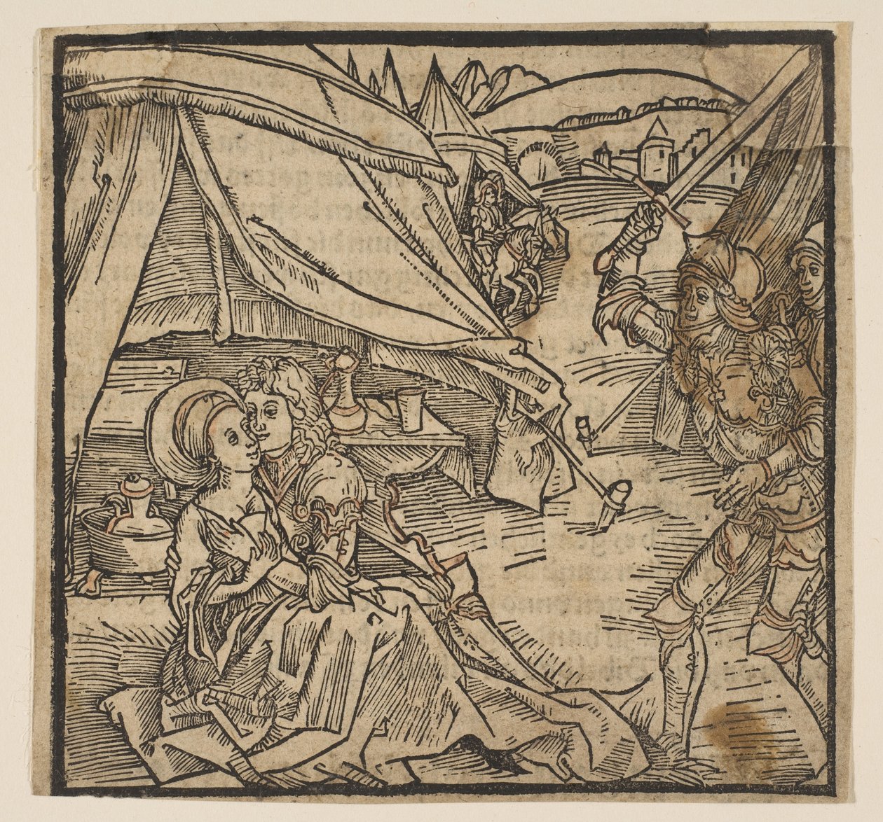 Illustration fra "Ridderen von Turn" af Albrecht Dürer