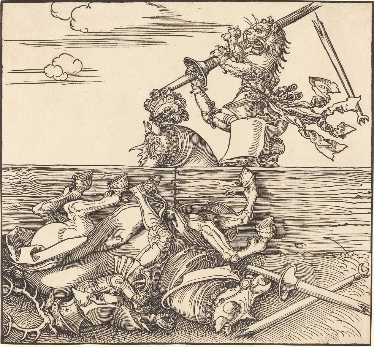 Italiensk dyst af Albrecht Dürer