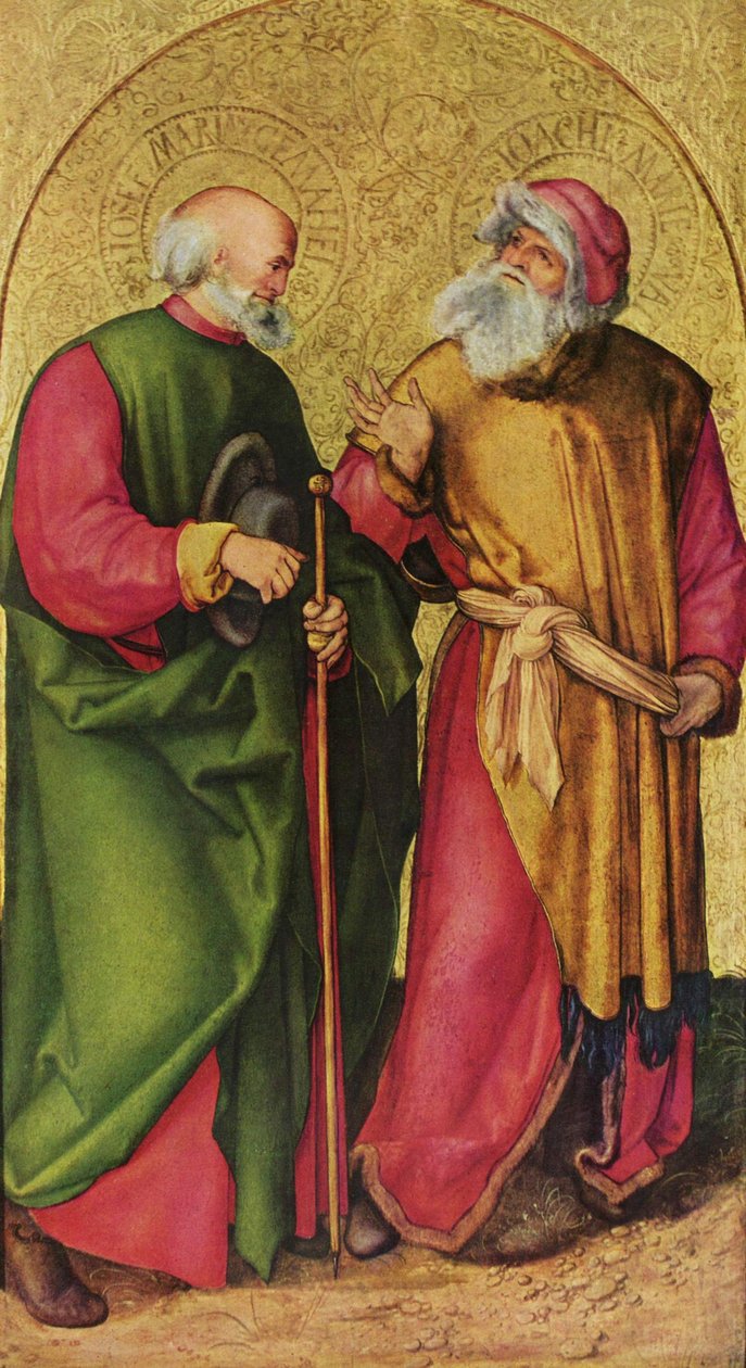 Jabach-alteret: De hellige Josef og Joachim af Albrecht Dürer