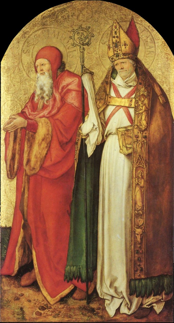 Jabach-alteret: De hellige Simeon og Lazarus af Albrecht Dürer