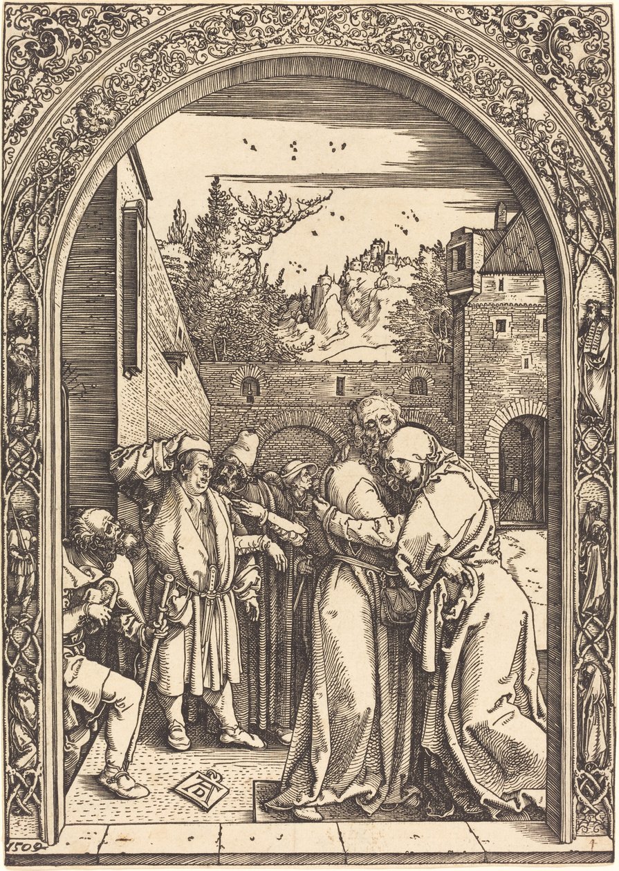 Joachim og Anna ved Den Gyldne Port af Albrecht Dürer