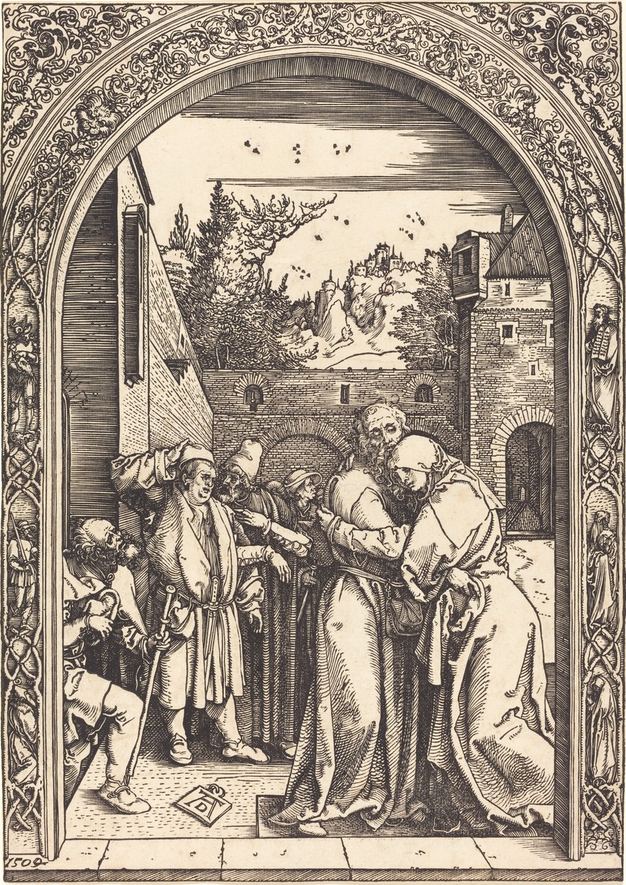 Joachim og Anna ved Den Gyldne Port, 1504. af Albrecht Dürer