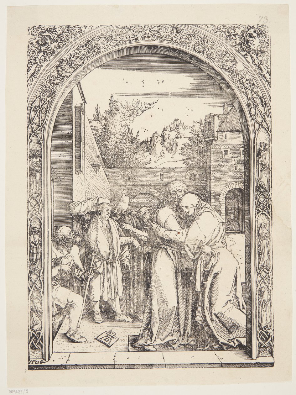 Joachim og St. Ann mødes ved Den Gyldne Port af Albrecht Dürer