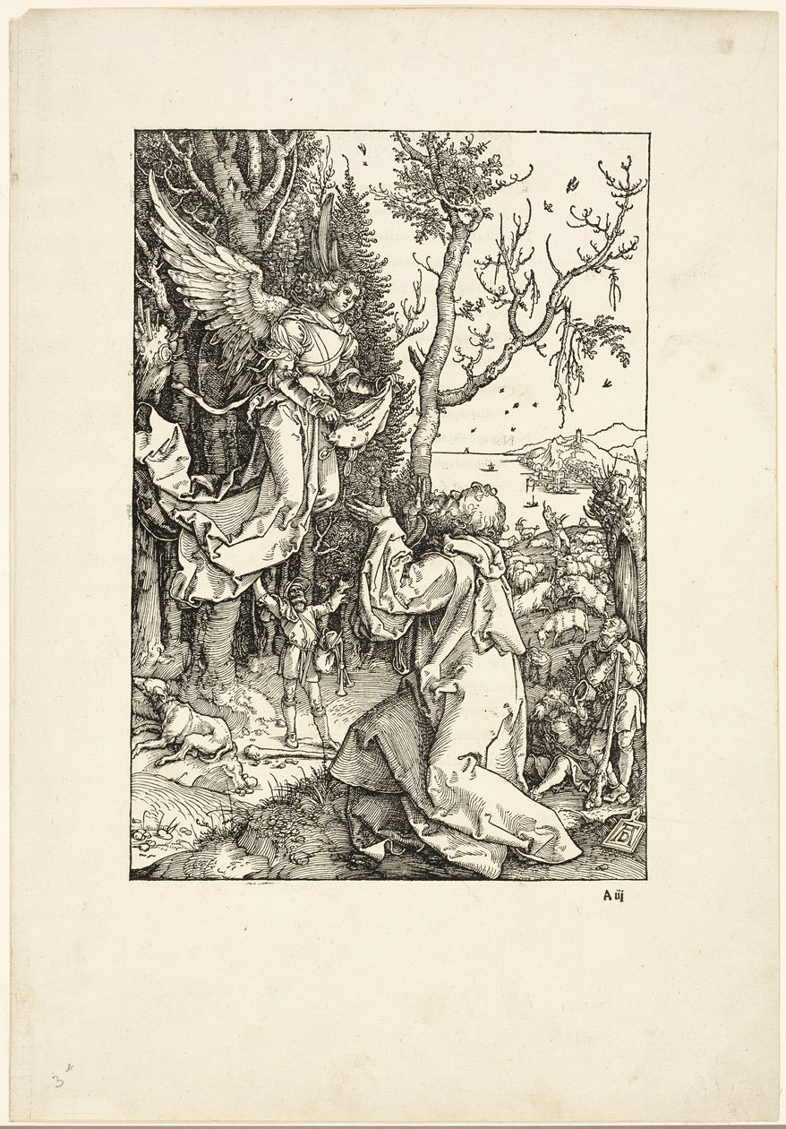 Joachim og englen, fra Jomfruens liv af Albrecht Dürer