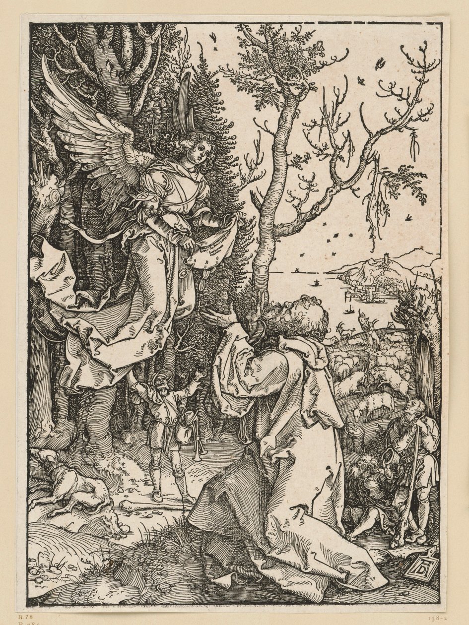 Joakim og englen (Marias liv) af Albrecht Dürer