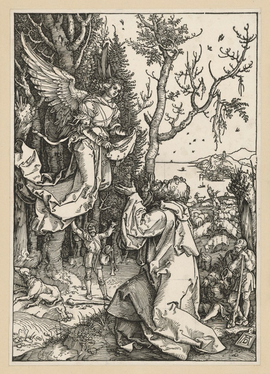 Joakim og englen (Marias liv) af Albrecht Dürer