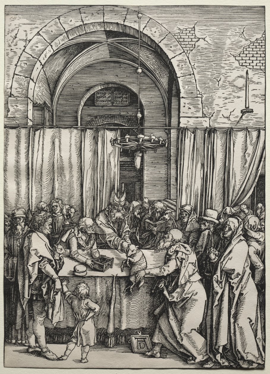 Joachims offer afvist af ypperstepræsten, ca. 1504-1505. af Albrecht Dürer