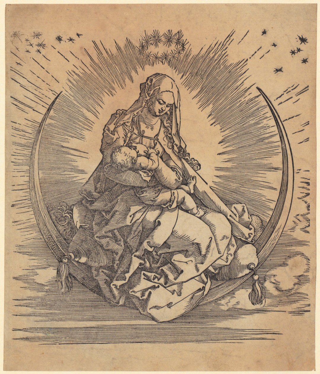 Joakims offer afvises af ypperstepræsten, blad 2 af serien »Jomfru Marias liv« af Albrecht Dürer