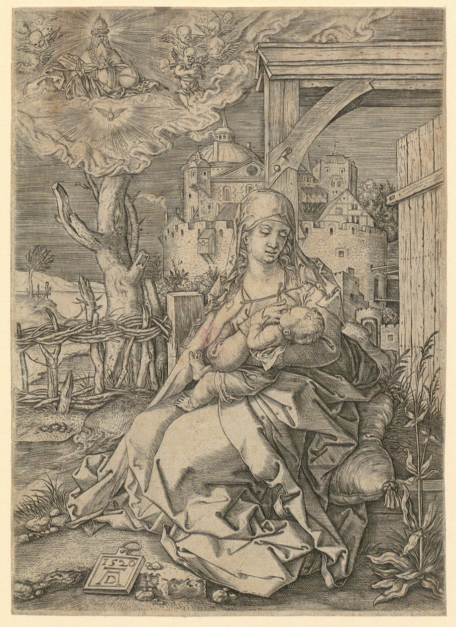 Jomfruen med barnet af Albrecht Dürer