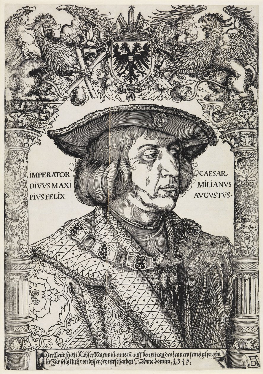 Kejser Maximilian 1. af Albrecht Dürer