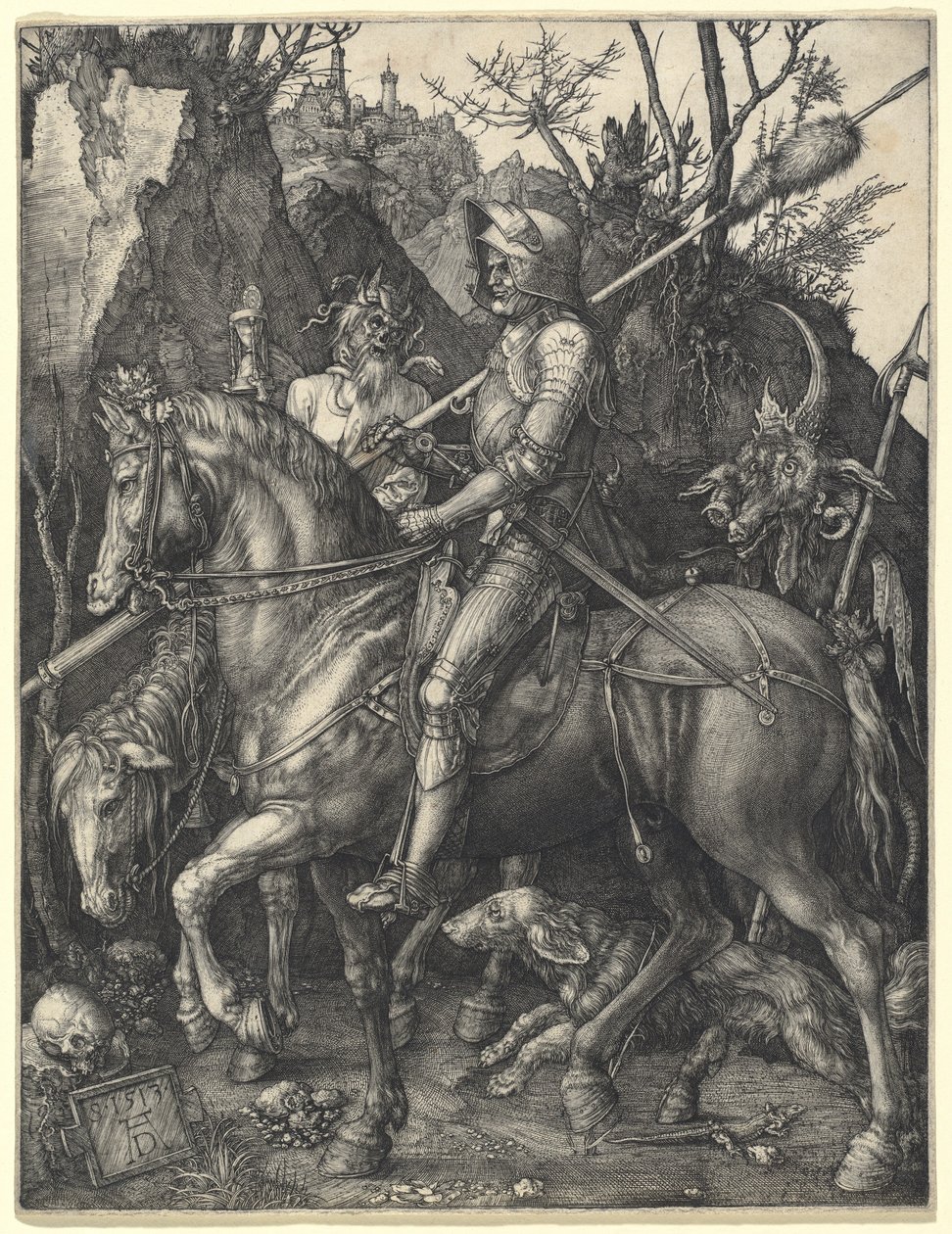 Ridder, Død og Djævel af Albrecht Dürer