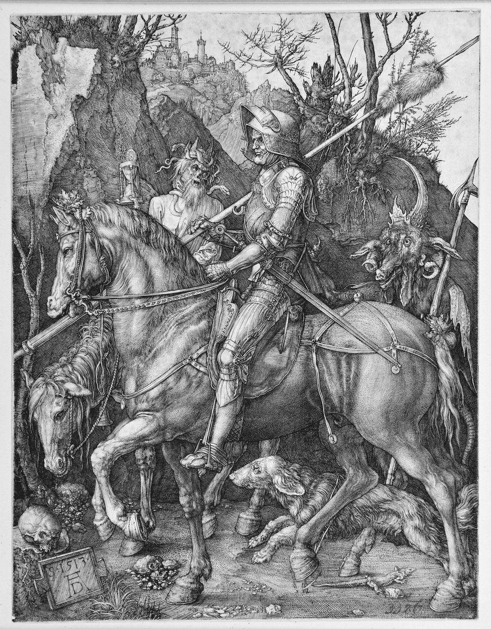 Ridder, død og djævel af Albrecht Dürer