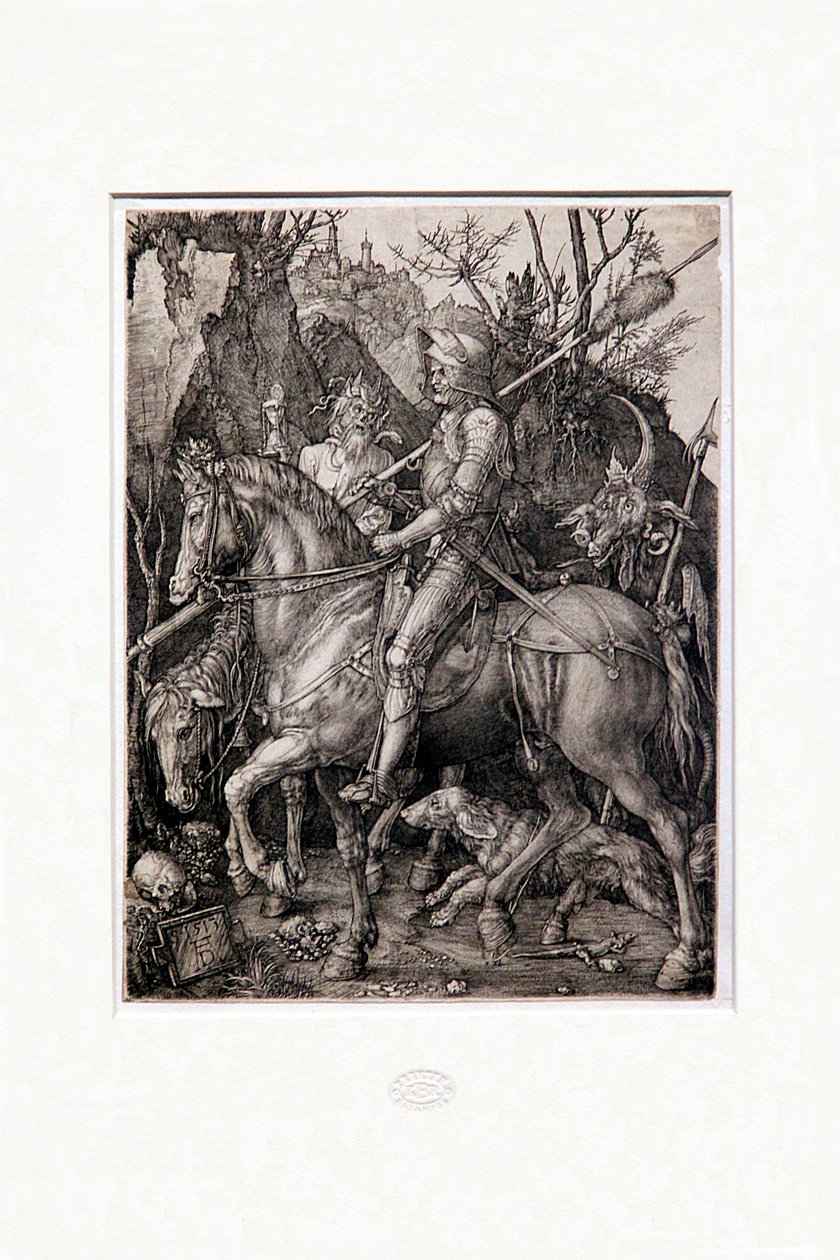 Ridder, død og djævel af Albrecht Dürer