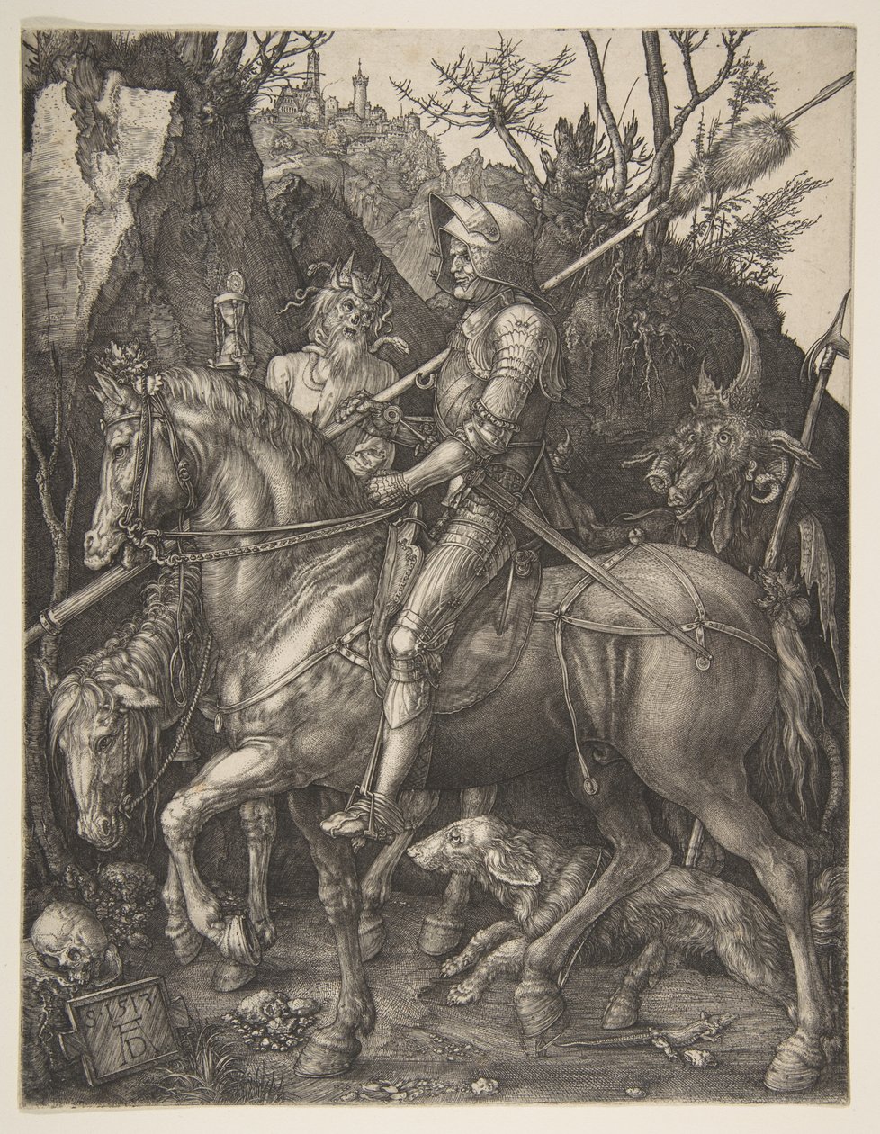 Ridderen, Døden og Djævelen af Albrecht Dürer
