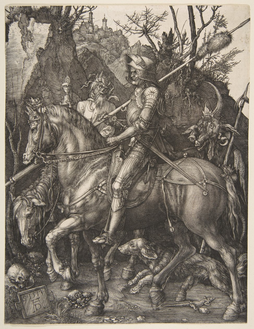 Ridderen, Døden og Djævelen af Albrecht Dürer