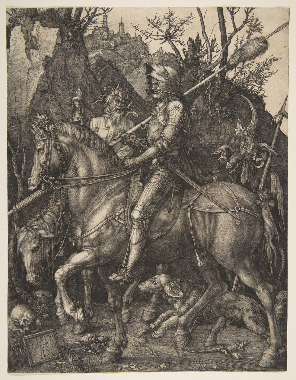 Ridder, død og djævel af Albrecht Dürer