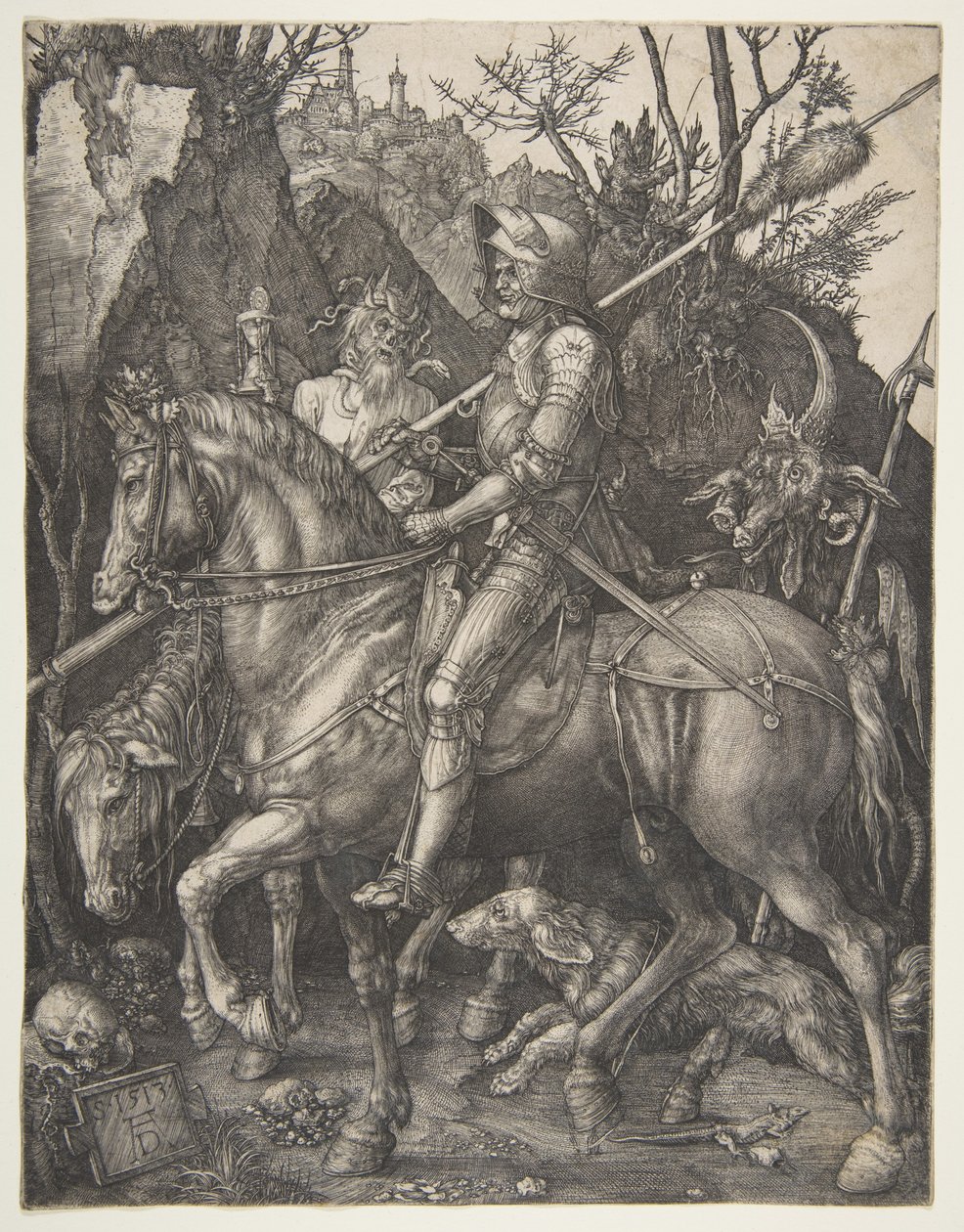 Ridderen, Døden og Djævelen af Albrecht Dürer