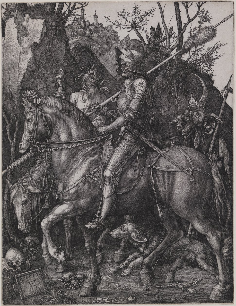 Ridder, død og djævel af Albrecht Dürer