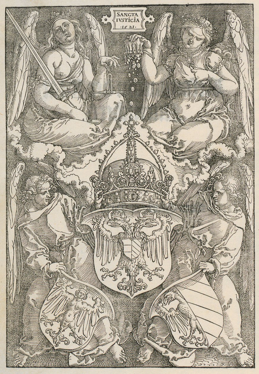 Knudepunkt med hjerteformet skilt af Albrecht Dürer