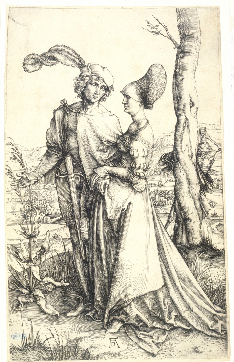 Spadsereturen (Bartsch 94) af Albrecht Dürer