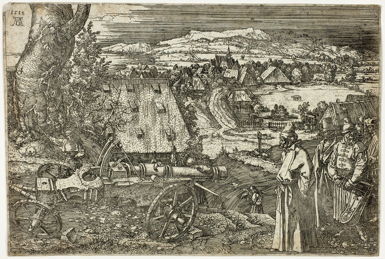 Landskab med kanon af Albrecht Dürer