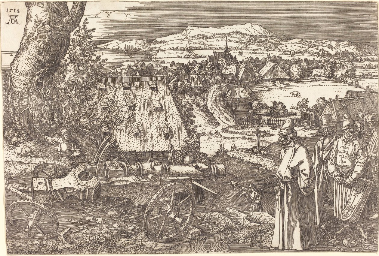 Landskab med kanonen af Albrecht Dürer