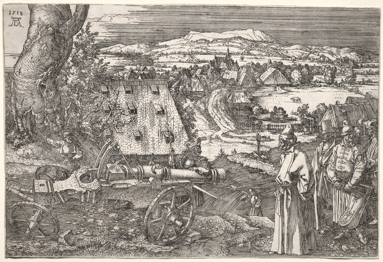Landskab med kanonen af Albrecht Dürer