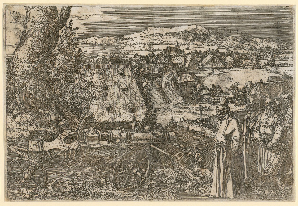 Landskab med kanon af Albrecht Dürer