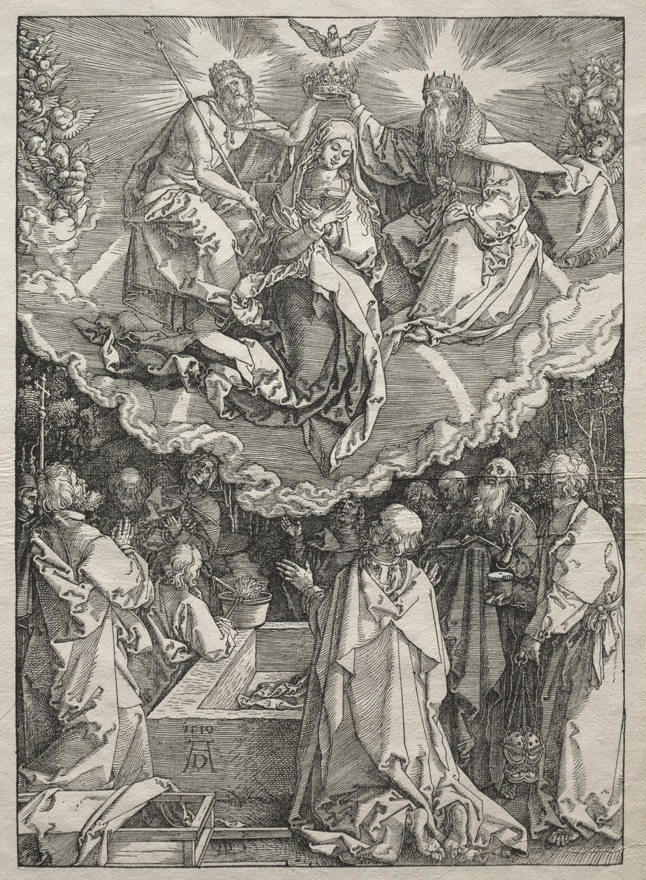 Jomfruens liv: Jomfruens antagelse, 1504-1505. af Albrecht Dürer