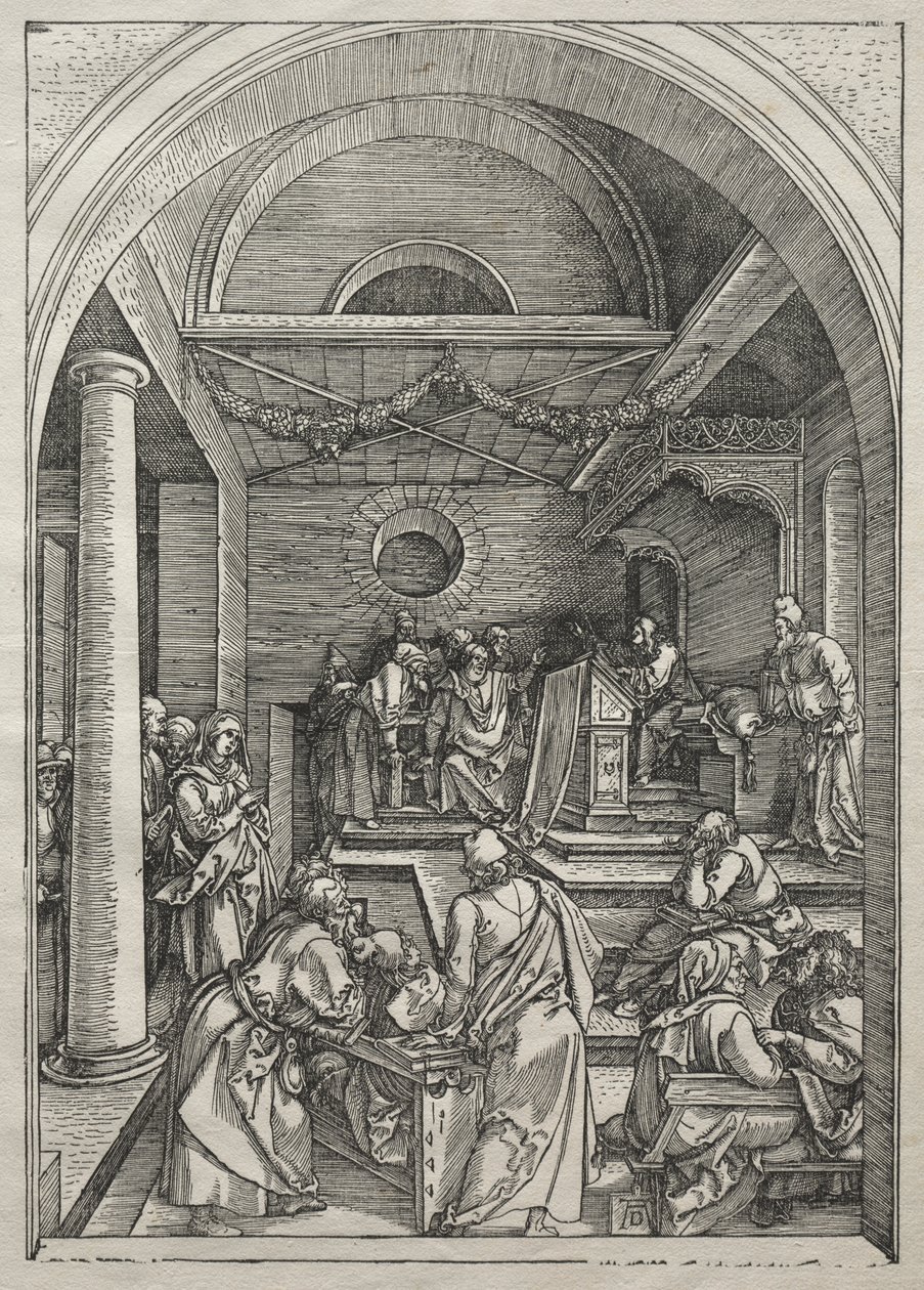 Jomfruens liv: Kristus blandt lægerne af Albrecht Dürer
