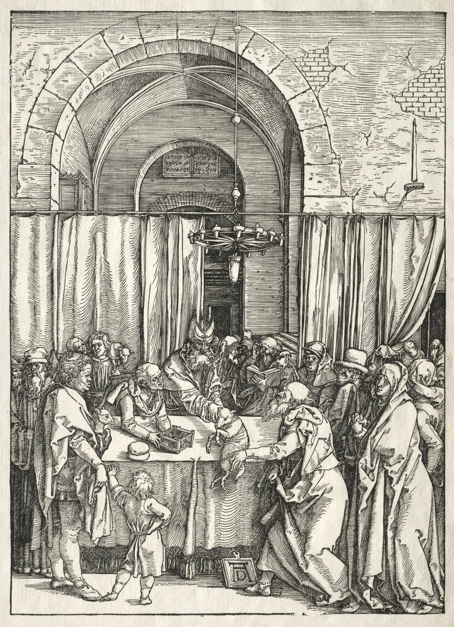 Jomfruens liv: Afvisning af Joachims offer af Albrecht Dürer