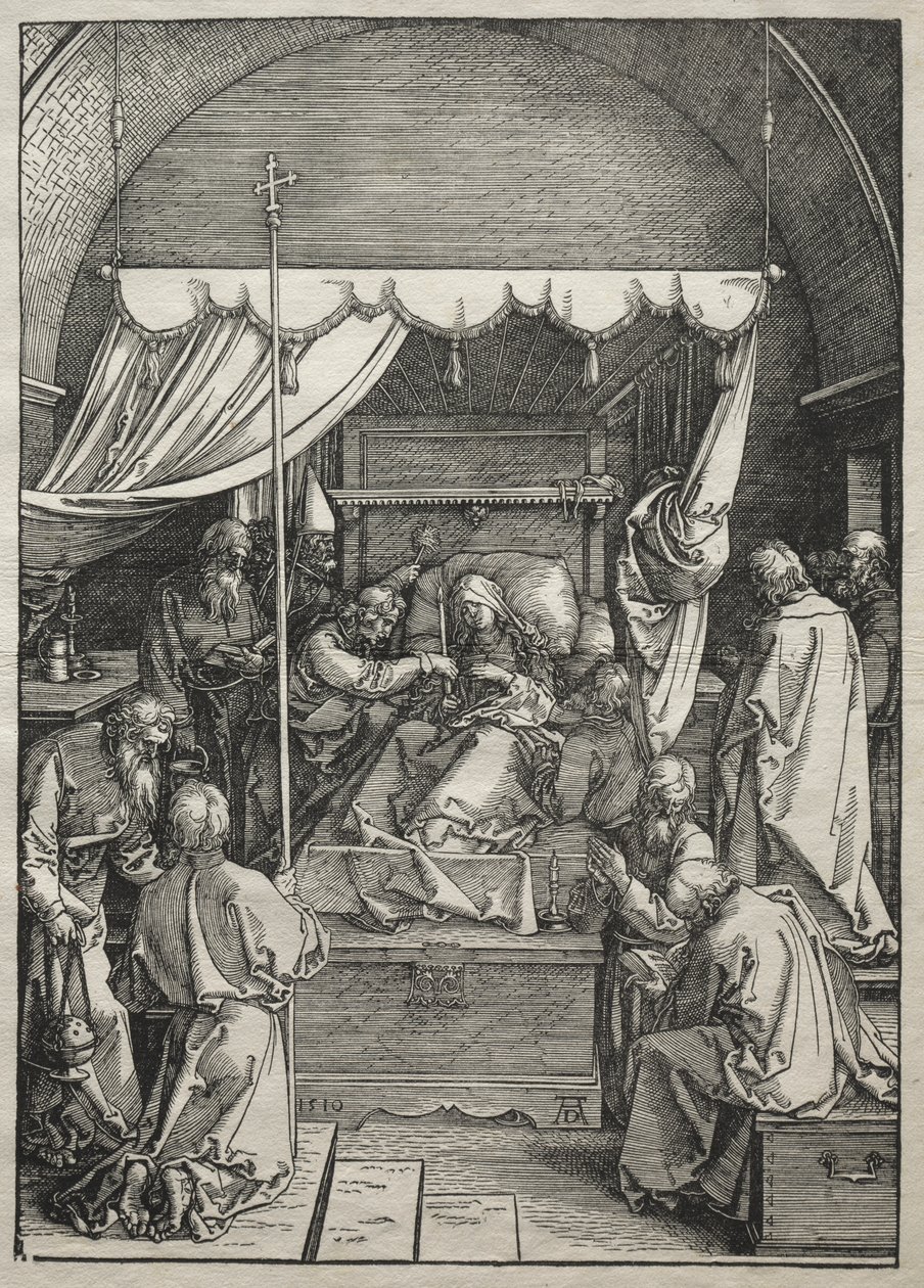 Jomfruens liv: Jomfruens død af Albrecht Dürer