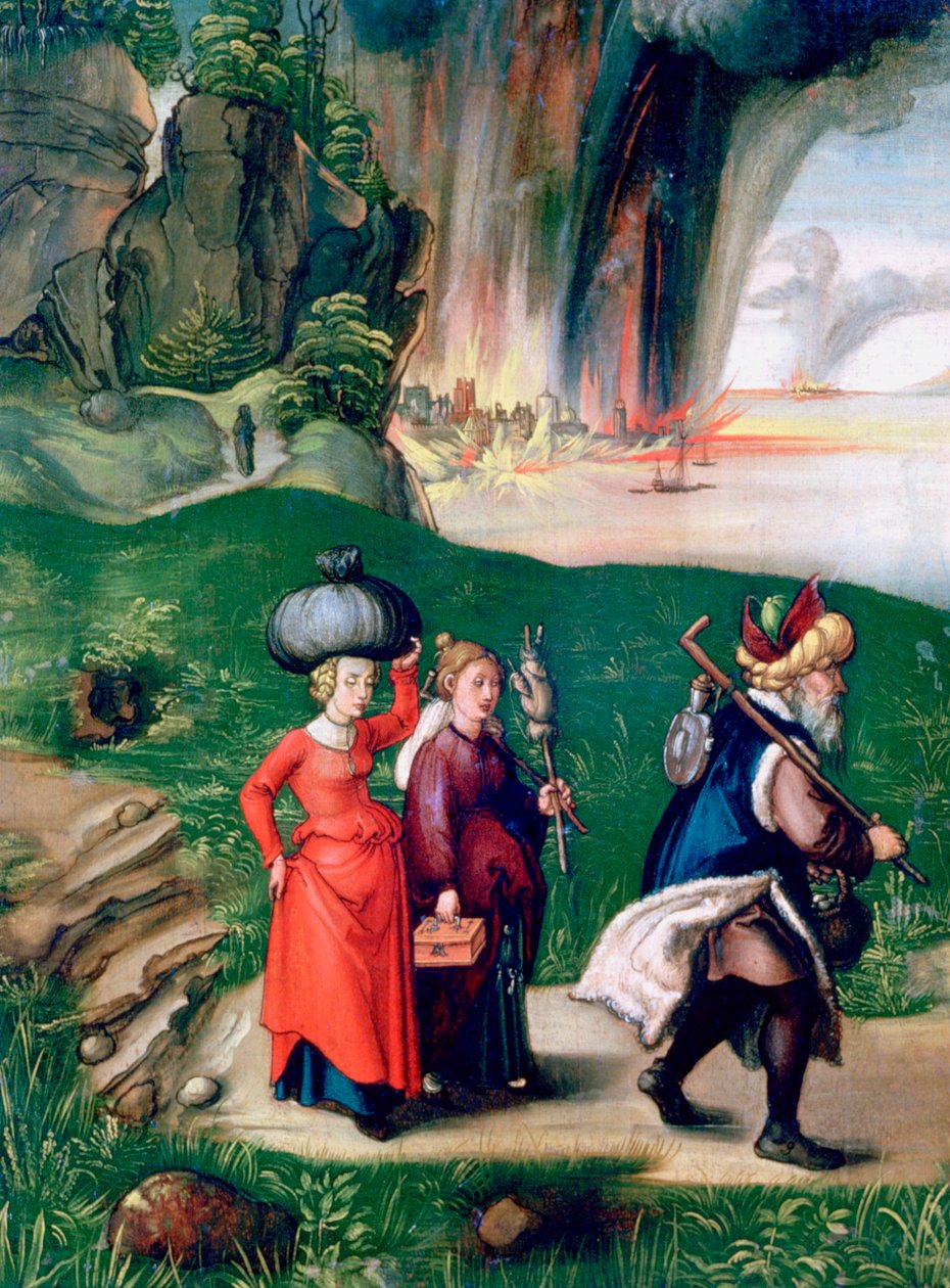 Lot og hans døtre, 1496-1499 af Albrecht Dürer