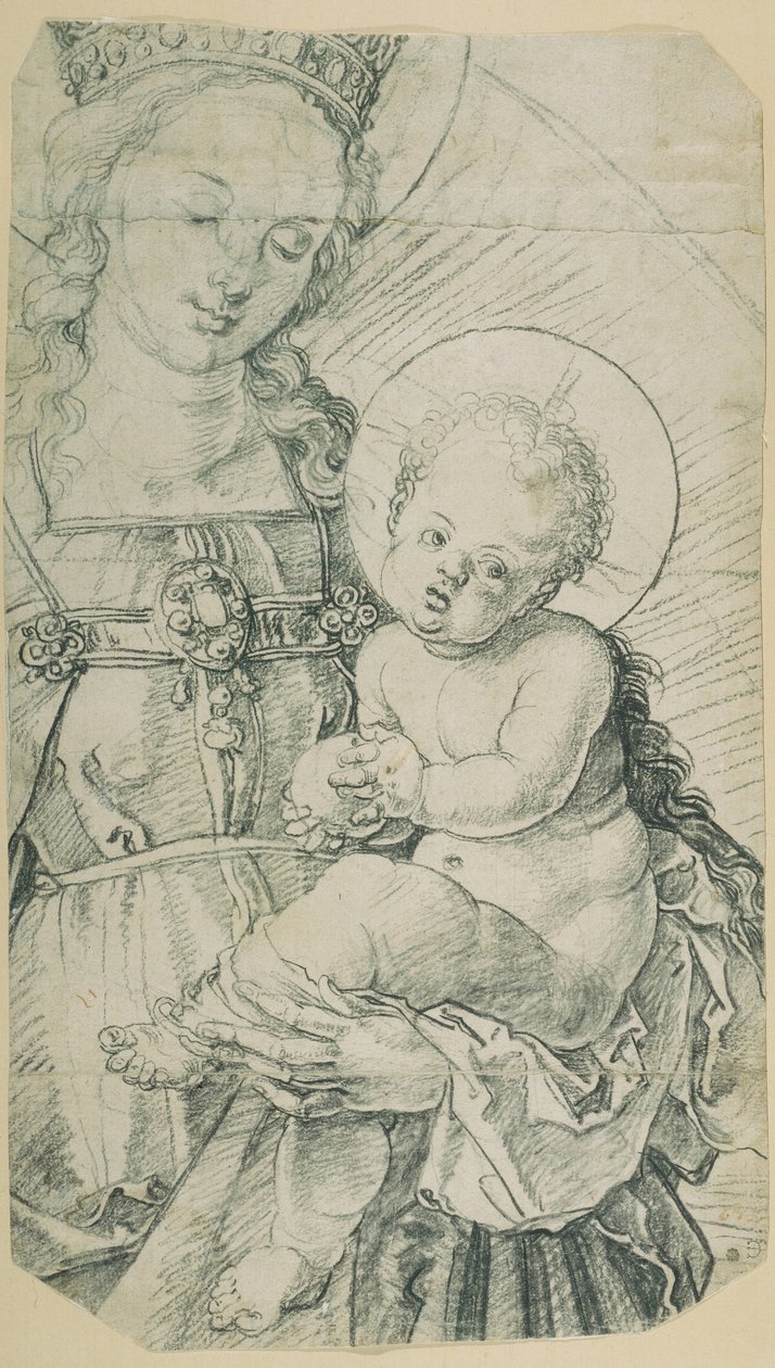 Madonna og barn, 1514 af Albrecht Dürer