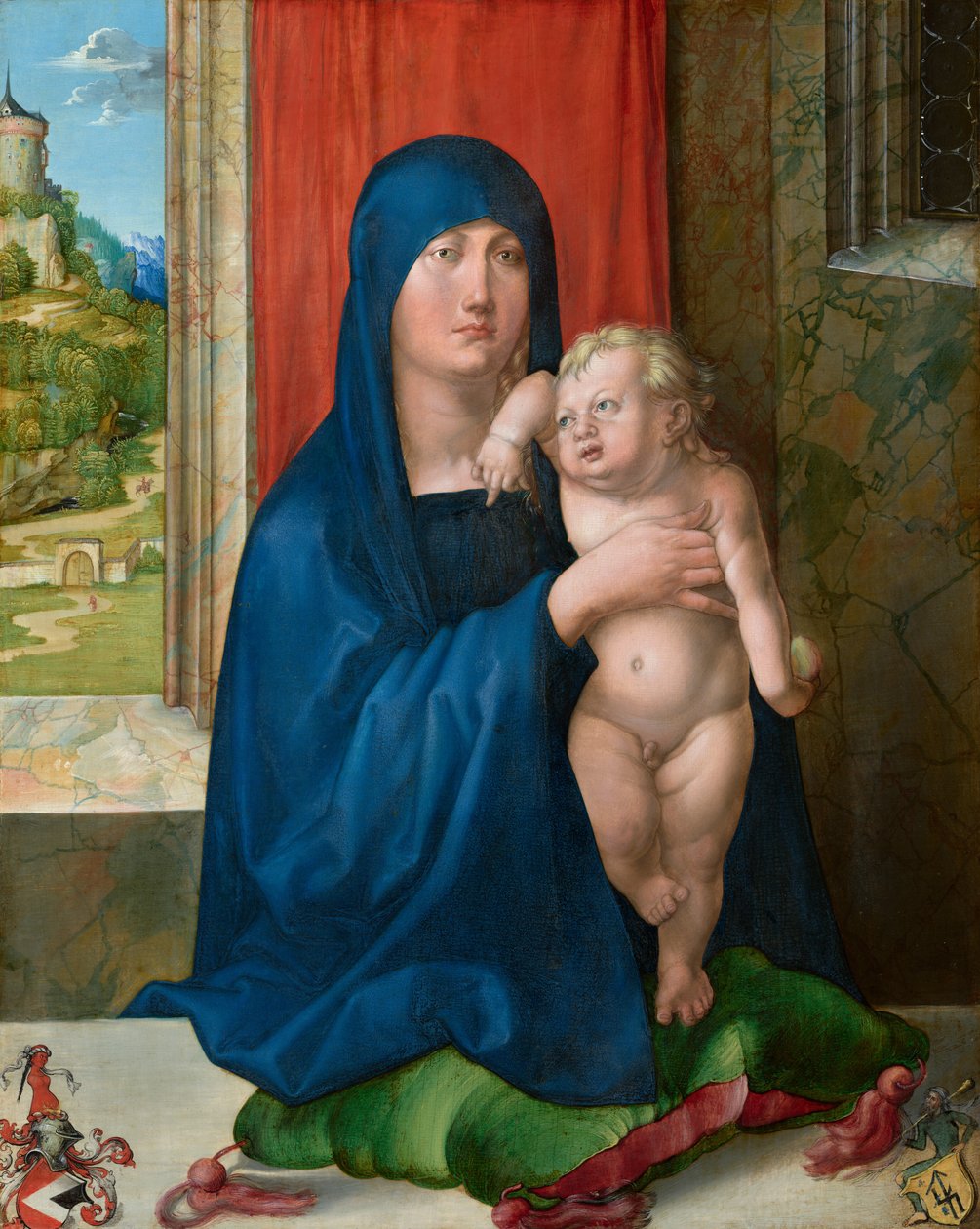 Madonna og barn [forside] af Albrecht Dürer
