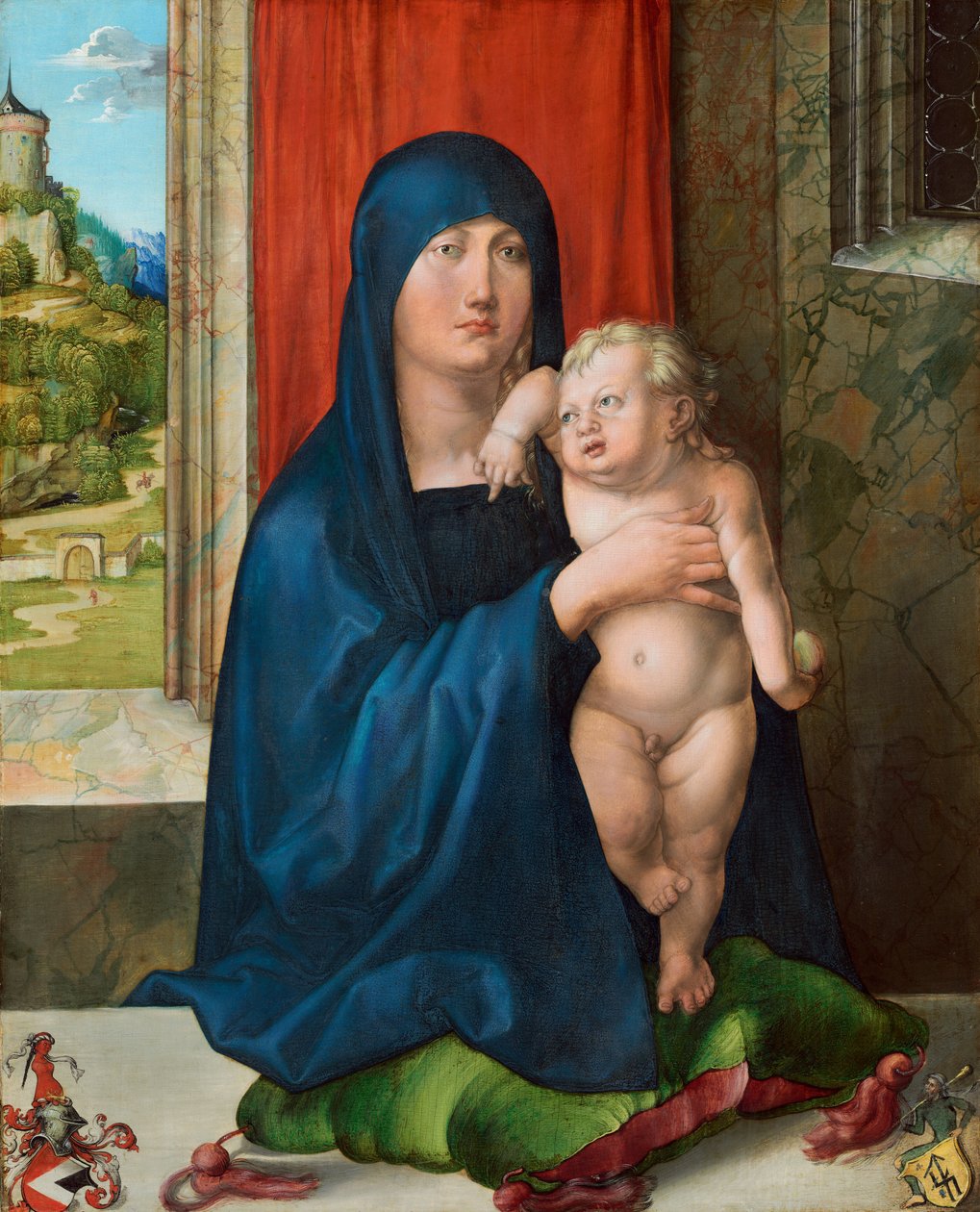 Madonna og barn [forside], ca. 14961499. af Albrecht Dürer