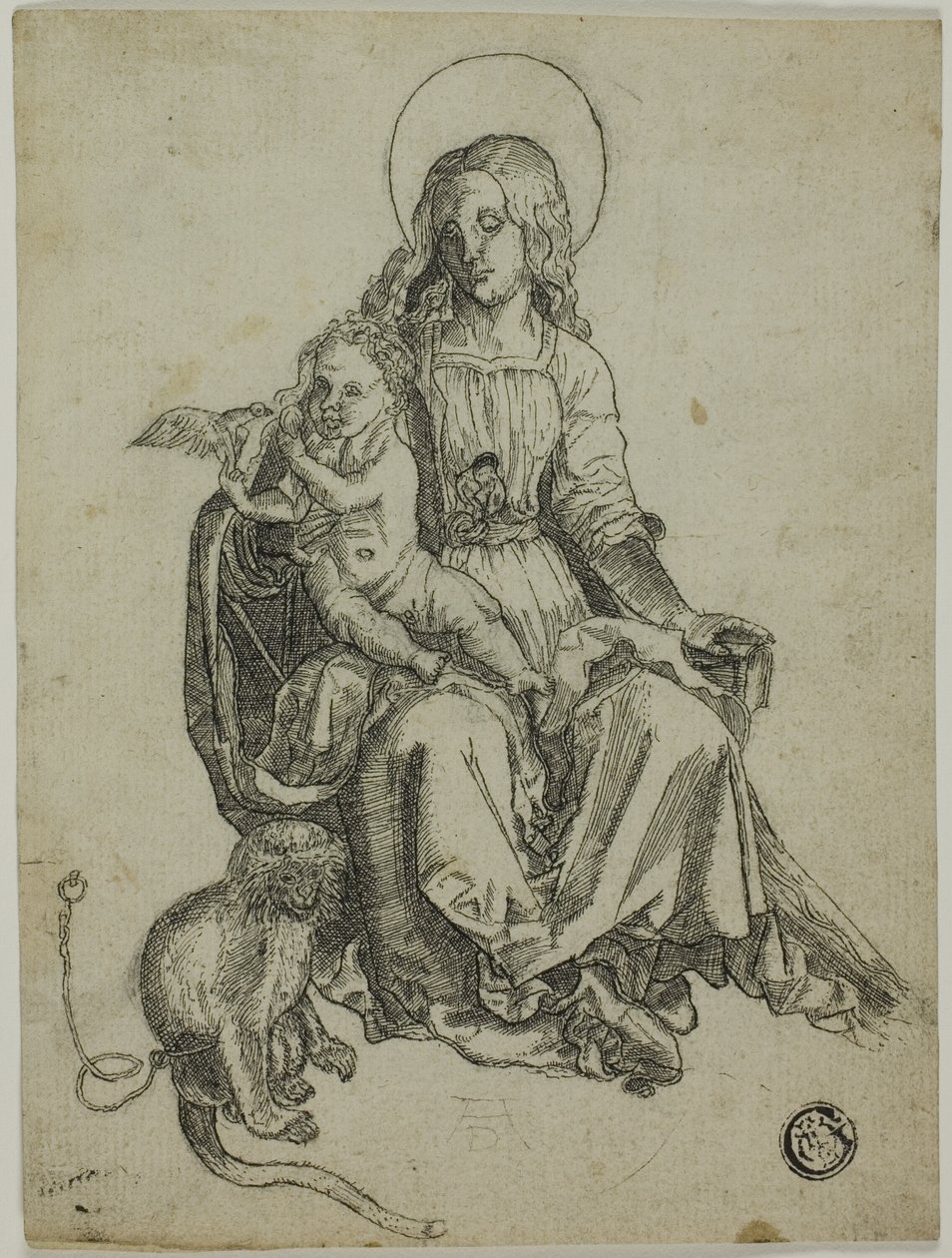Madonna med aben af Albrecht Dürer