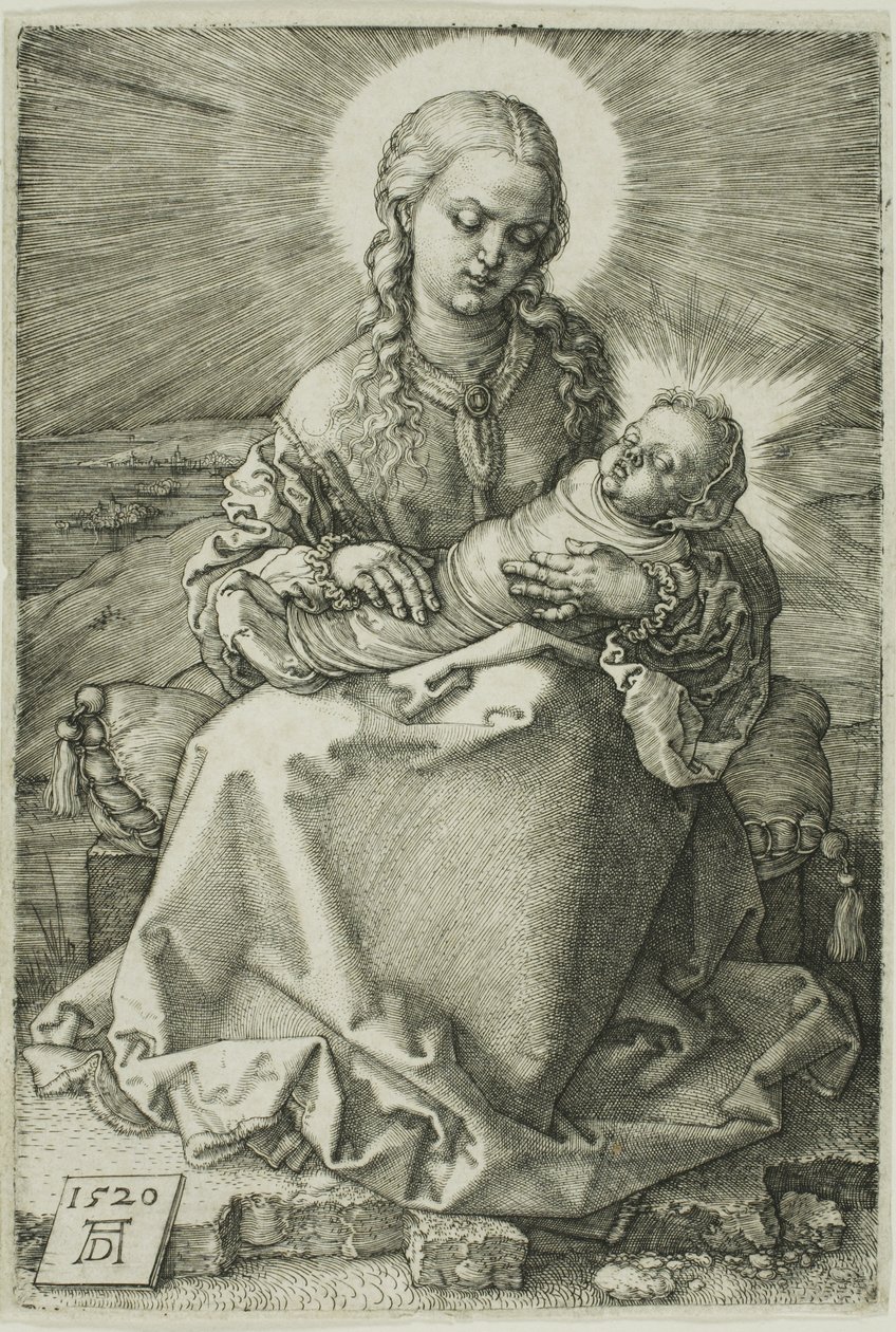 Madonna med det svøbte spædbarn af Albrecht Dürer
