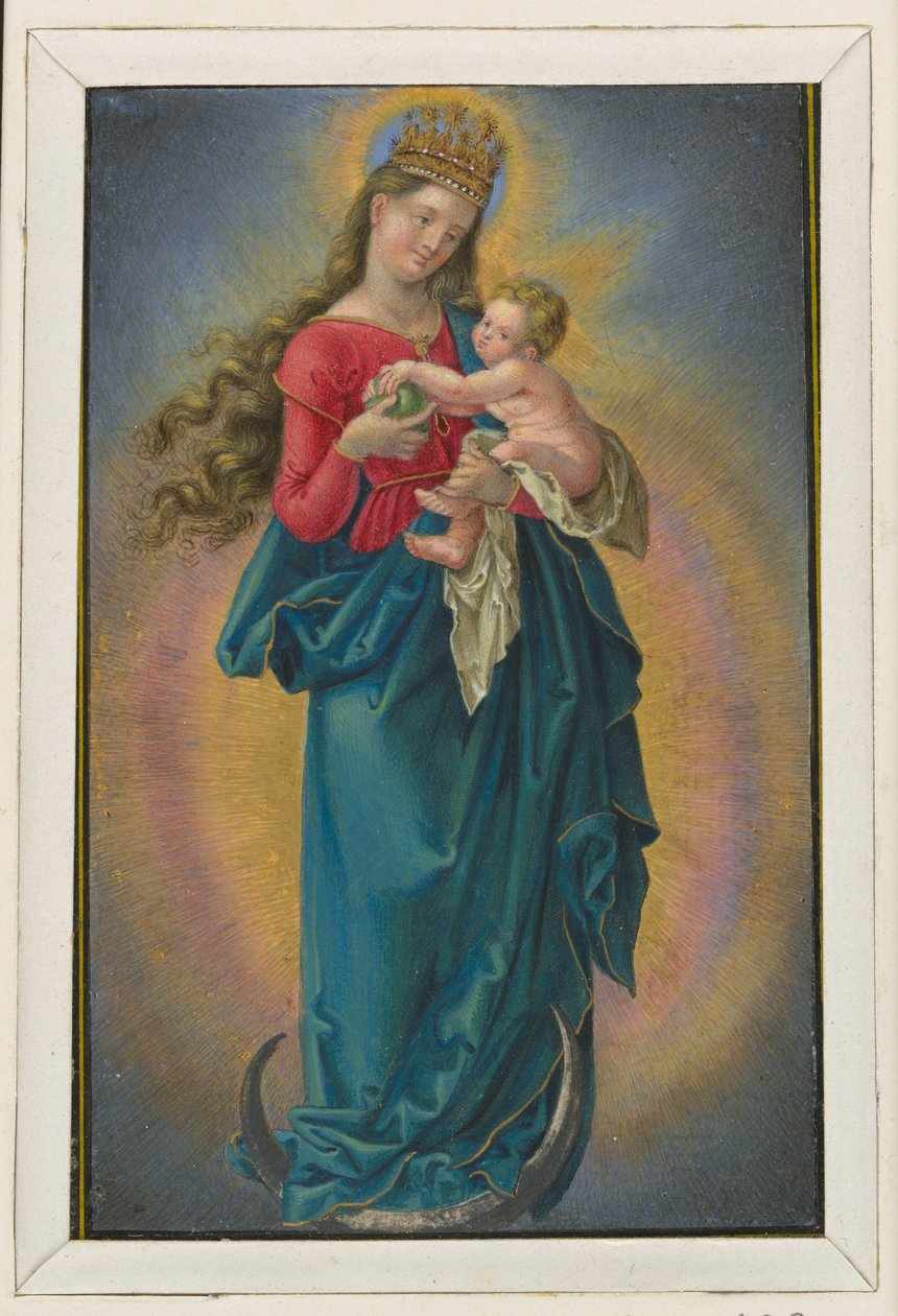 Maria på måneseglen med stjernekrone af Albrecht Dürer