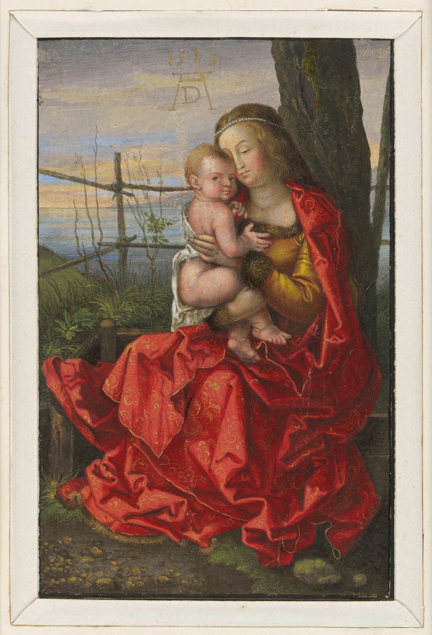 Maria med barnet, siddende ved et træ af Albrecht Dürer