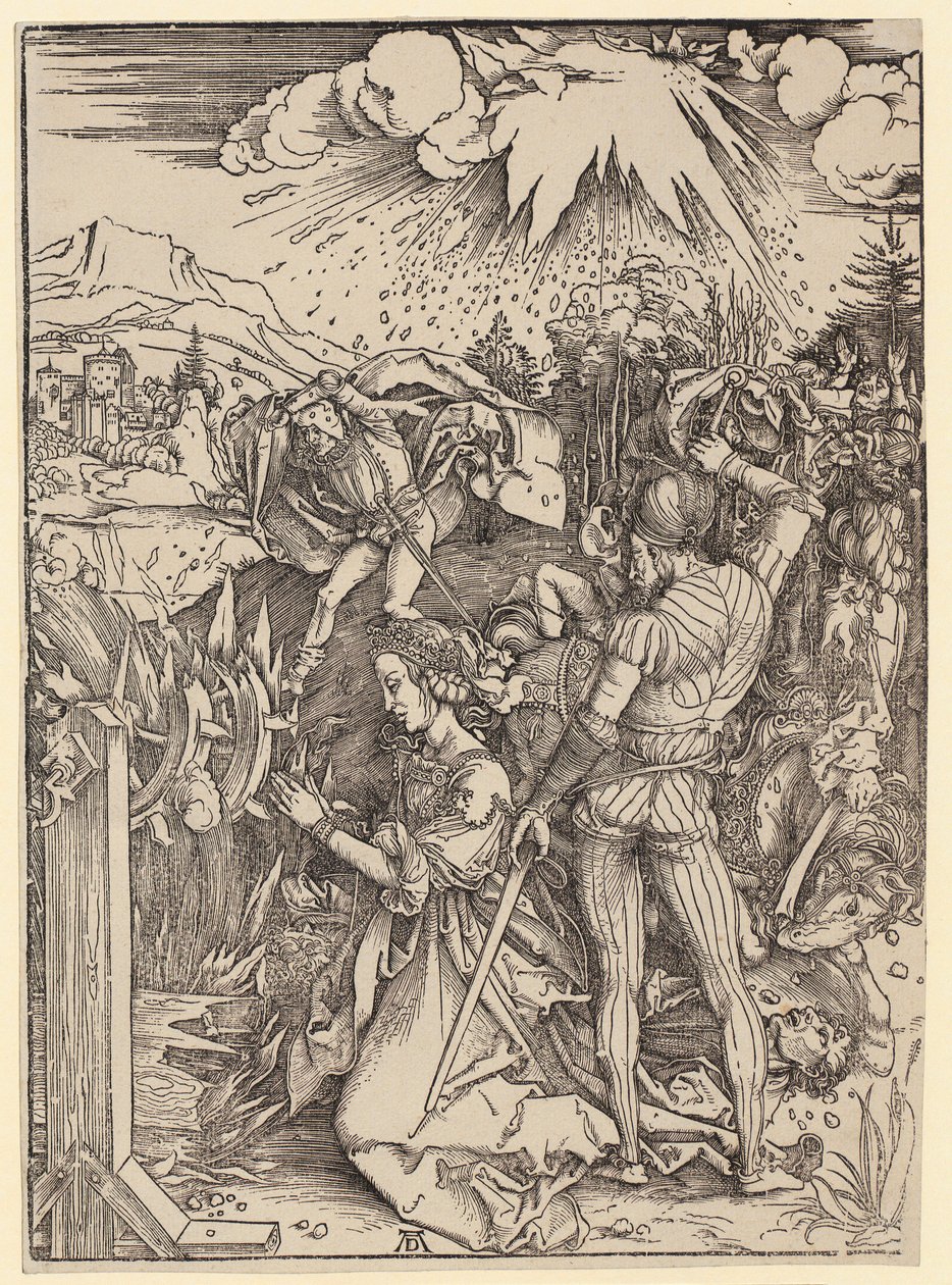 Den hellige Katharinas martyrium af Albrecht Dürer